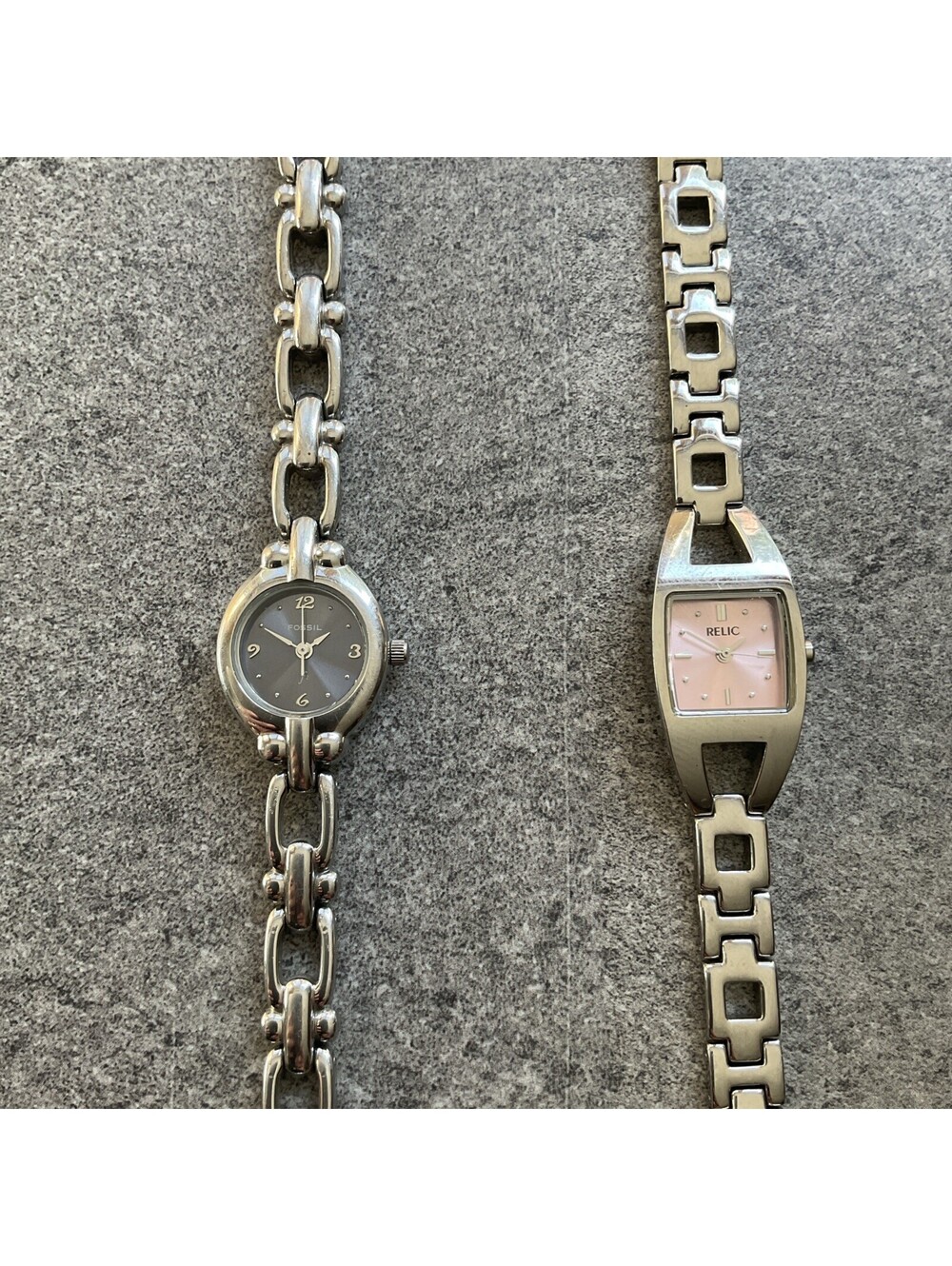 Pair Of Vintage Fossil And Relic Womens Watches Both Watches Run Great Bin V